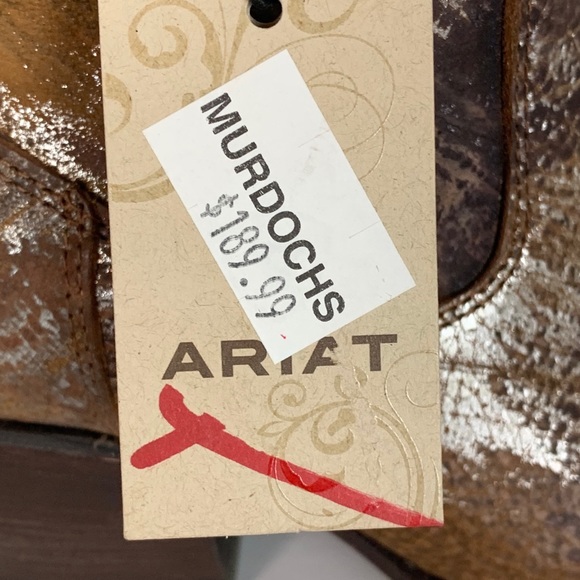 COPY - Ariat Leather Circuit Cruz Brushed Silver Bootie - Picture 6 of 12